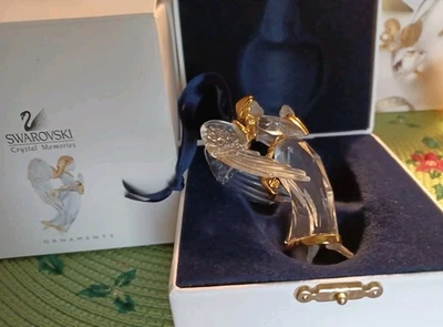 Enfeite Swarovski Crystal Christmas Memories Angel 2000 caixas originais - Imagem 1 de 4