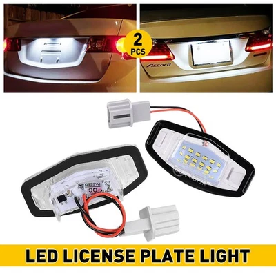 Luz de matrícula LED apta para 1999-2007 RL Acura 2004-08 TL Acura 04-14 Acura TSX Foto 1 de 4