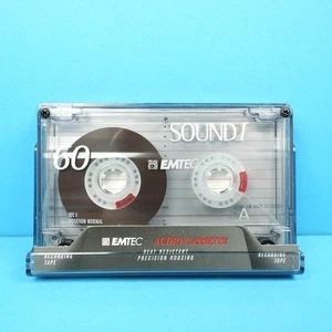 🍒 1x EMTEC Sound I 60 * IEC I Type 1 * Tape Cassette Kassette кассета * 2004 - Bild 1 von 4