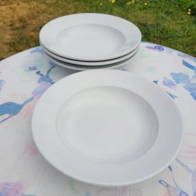 Williams-Sonoma Everyday White Bowls 8 3/4" Pasta Sopa Ensalada Vajilla Juego de 4 Foto 1 de 4