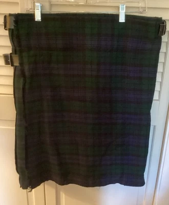 Falda Tartanista Kilts Para Hombre Talla 36 Verde Cuadros Renacimiento Festival Escocesa Nueva Con Etiquetas Foto 1 de 4