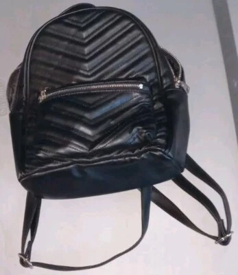 H & M Small Leather Backpack Womens New Without Tags - Image 1 of 4
