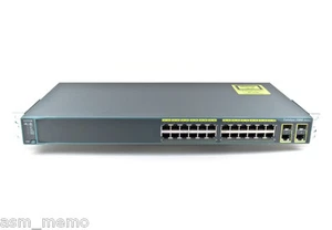 CISCO WS-C2960-24PC-L 24 Port 10/100mbps POE Switch Dual Uplink ios 15.0 Tested - Picture 1 of 3