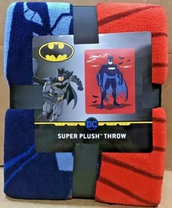 Batman Super Plush Throw Blanket 46 x 60 inches O22 - Picture 1 of 5
