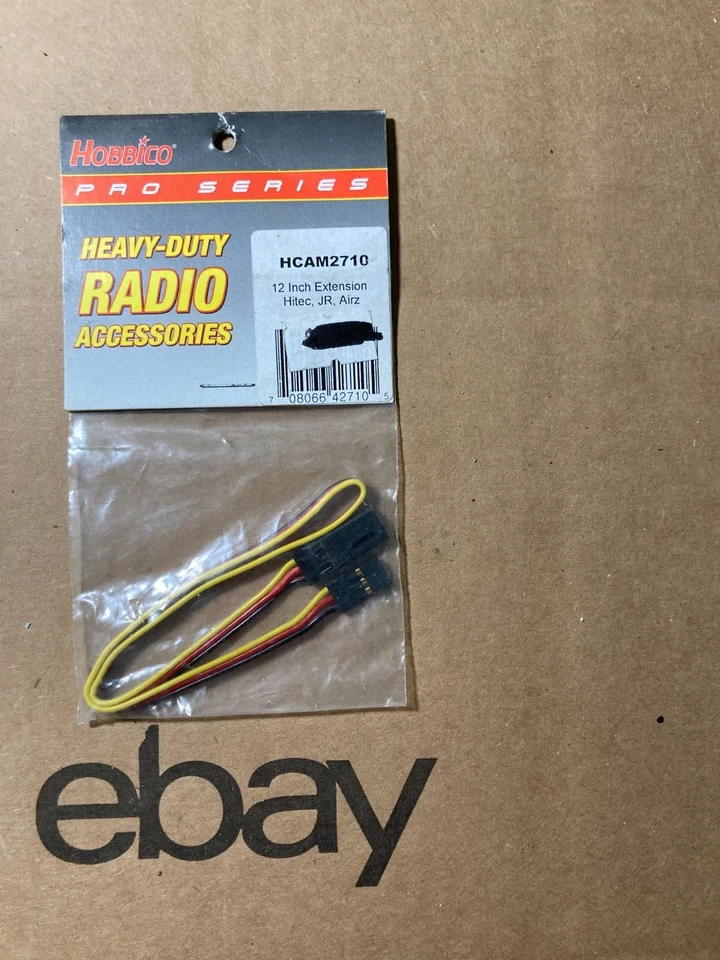 5 OF Hobbico HCAM2710 12" Extension Hitec JR Airz HD Radio Accessories NIP - Image 1 of 1
