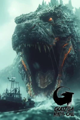 Godzilla Minus One Movie Poster 11 x 17 or 24 x 36 Fan Gift