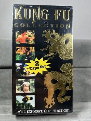 BRUCE LEE & KUNG-FU collection VHS LOT 2 TAPE SET ￼SEALED Foto 1 de 4
