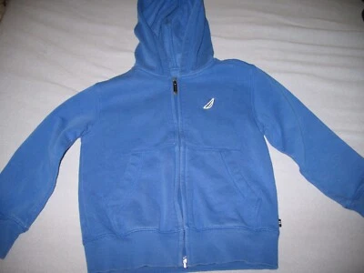 Nautica Hoodie Sweater/Jacket Boys Youth Size Medium 5 -  Long Sleeve Blue - New - Image 1 of 4