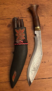 Vintage Gurkha Kothimora Khukari Kukri Ceremonial Warrior Knife Blade Scabbard