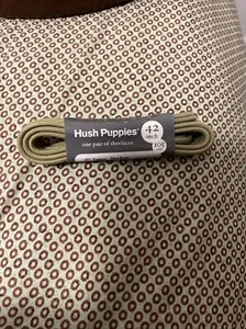 Hush Puppies 42" Olivgrün Schnürsenkel 1 Paar Neu Fashion Shoe Laces 105 cm - Bild 1 von 2