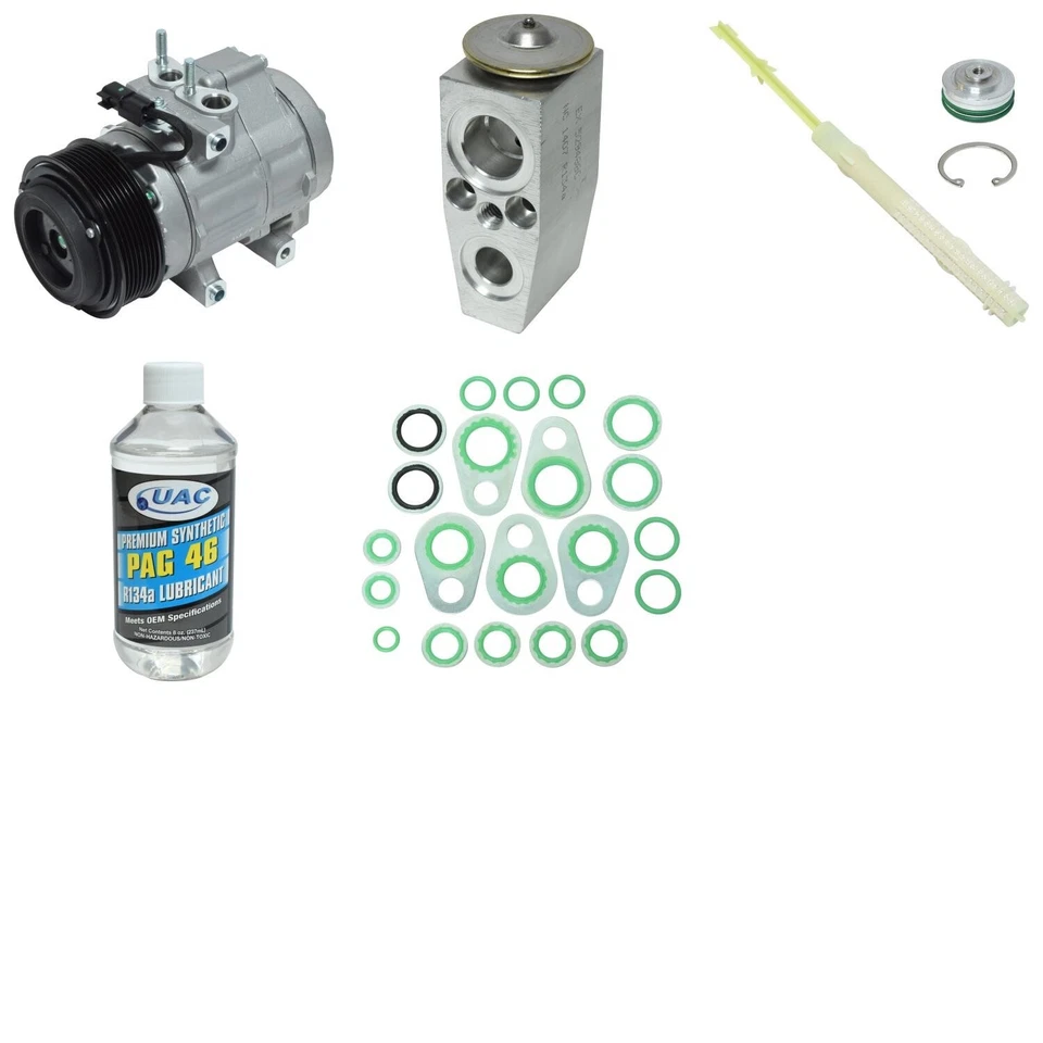 Комплект компрессора кондиционера для 2011-2016 Ford F-250 Super Duty 6,7 л UAC 2012 2013 2014 - Изображение 1 из 1