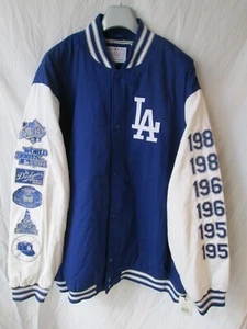 NWT Men's G-III Carl Banks LA Dodgers 5x World Series Champions Snap Jacket 6XL - Picture 1 of 9