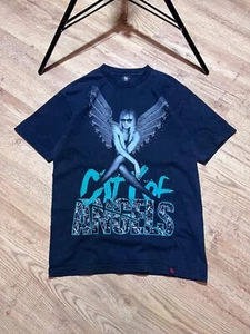 Vintage 00s IMKING City Of Angels Girl T-Shirt Y2K Sz M Made In USA - Picture 1 of 7