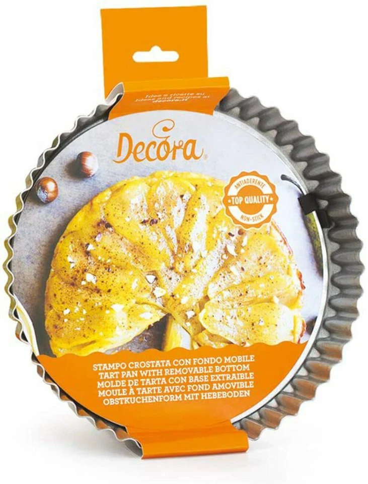 Decora Stampo Crostata con Fondo Mobile Antiaderente Ø 25 - Immagine 1 di 4