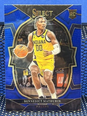 2022-23 Panini Select BENNEDICT MATHURIN Blue Pacers RC Rookie Card - Image 1 of 2