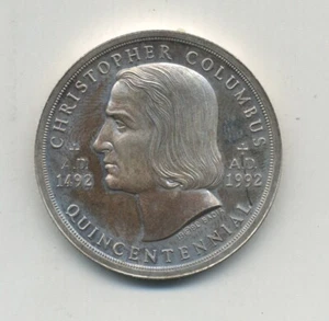 Colon 1 Oz Ounce Silver 1992 Quincentennial - Picture 1 of 2