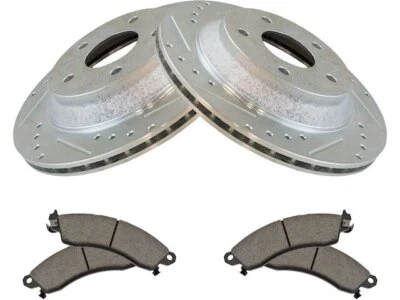 Kit de pastillas de freno y rotor delantero 63451CR 1989 1990 para Chevrolet Corvette 1988-1996 Foto 1 de 2