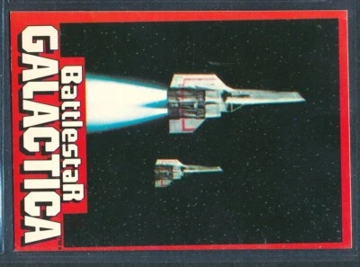 Wonder Bread Battlestar Galactica #34 1978: dos víboras en vuelo ~ excelente estado Foto 1 de 2