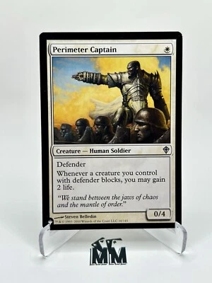 Magic the Gathering MTG Worldwake PERIMETER CAPTAIN - Image 1 of 2