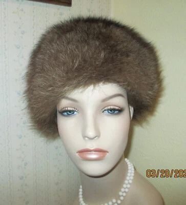 Vintage Hudson's Racoon Fur Hat - Image 1 of 4