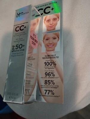 It Cosmetics Fair CC+ LIGHT color correcting full coverage cream .135/4ml - Image 1 of 4