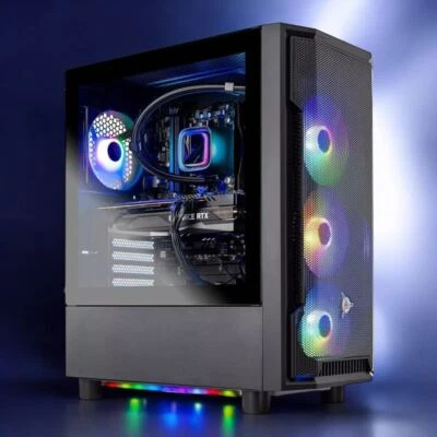 Custom Skytech Gaming PC Desktop i7-8th up to 64GB DDR4 4TB SSD GTX 1070 RGB - Image 1 of 4