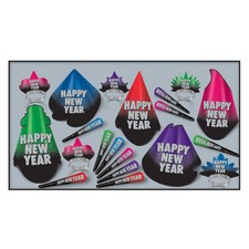 Beistle 88292-50 New Year Resolution Party Favors, 1 Assortment Per Package
