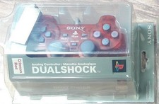 Playstation one,Ps1,Psone Dual Shock Controller {Scph-110} (Crimson Red) New!