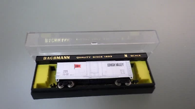 Vtg Bachmann N Scale Train in Box 41'Mechanical Reefer Lehigh #5002 Metal Wheels - Image 1 of 4