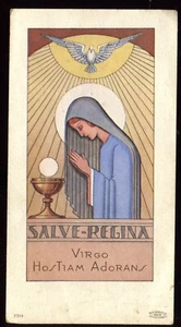 ANTIQUE HOLY CARD ART DECO OF ST MARY - Picture 1 of 2
