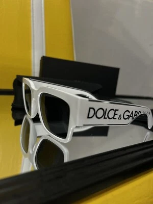 Gafas de sol para mujer Dolce & Gabbana DG6184 331287 blanco gris oscuro 52 mm Foto 1 de 4