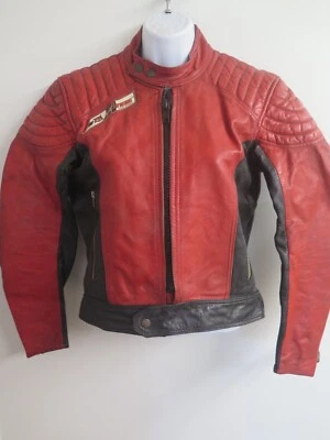 Vintage Dainese Leather Jacket CAFE RACER Motorcycle Biker Jacket M 38" Euro 48 - Image 1 of 4