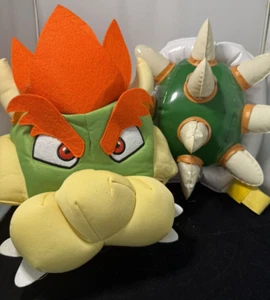 2015 Nintendo Super Mario Bros Bowser Plush Head + Spiked Shell Costume Play - Picture 1 of 10