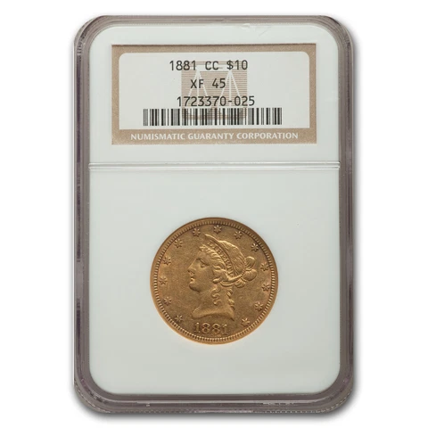 1881-CC $10 Liberty Gold Eagle XF-45 NGC - SKU#174796 Cover