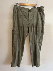 J.Crew $98 The New Straight Leg Cargo Pant Khaki Green Size 31 AB590 - Picture 1 of 8