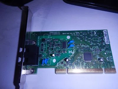 Dell 0X2749  X2749 Intel 537EPG 56K PCI Data Fax Modem - Image 1 of 2