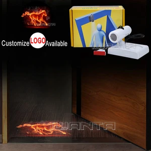 Fire Horse Decor Home Bedroom Shop Door Lamp Wireless LED Projector Shadow Light - Picture 1 of 12