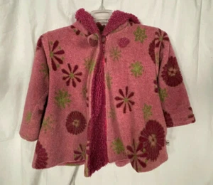 Vintage Corky & Company Girls Pink Flower Jacket Outerwear Size 6 Style 5382 - Picture 1 of 8