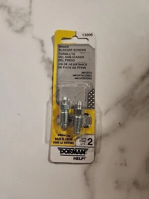 Brake Bleeder Screw Dorman 13906 Undercar Qty 2 10mm 35mm - Image 1 of 4