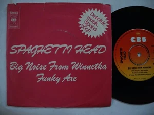 SPAGHETTI HEAD Big Noise From Winnetka / Funky Axe 45 7" single 1975 Sweden EX- - Imagen 1 de 2