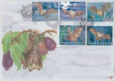 [SJ] Bats Of South Africa 2001 Animal Fauna Wildlife (stamp FDC) - Image 1 of 4