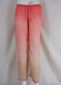 Sauvage Luxe Sheer Ombre Cover-Up Pants Size Small Peach #1628L - Picture 1 of 2