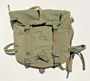 WW2 US Army Military M1945 Field Combat Upper Pack Backpack Field Gear Equipment - Picture 1 of 8