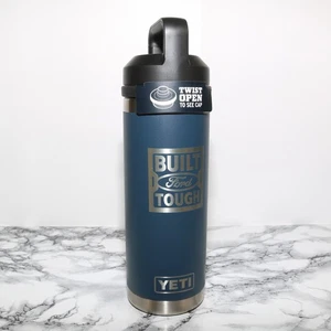 NEW - YETI Rambler (18 oz.) FORD MAVERICK Built Ford Tough Tumbler Water Bottle - Picture 1 of 13