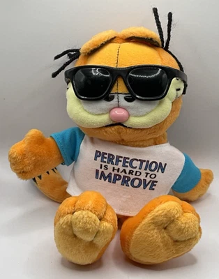Camisa TY BEANIE BABY GARFIELD PELUCHE JUGUETE Bean Perfection is Hard to Improveer. Foto 1 de 4