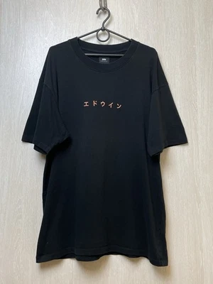 EDWIN Men’s Short Sleeve Top Black Large - Image 1 of 4