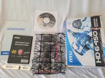 MSI AMD Radeon HD 6450 2GB DDR3 DVI HDMI VGA Graphics Card R6450-2GD3H/LP - Image 1 of 3