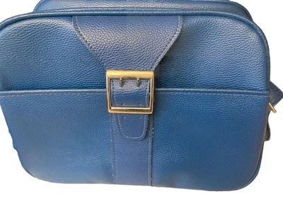 Vintage Samsonite Montbello Luggage Shoulder Tote Weekender Carry On Royal Blue - Image 1 of 3
