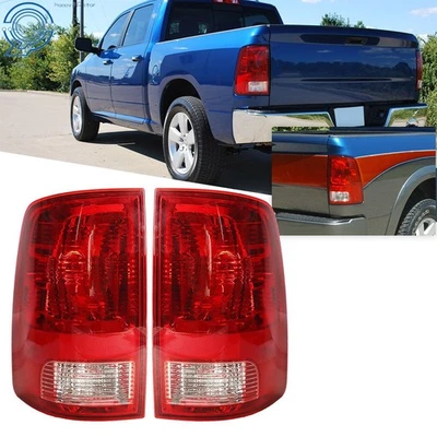 For Dodge Ram 1500 2500 3500 2009-2018 Tail Lights Lamps Replacement Left+Right Foto 1 de 4