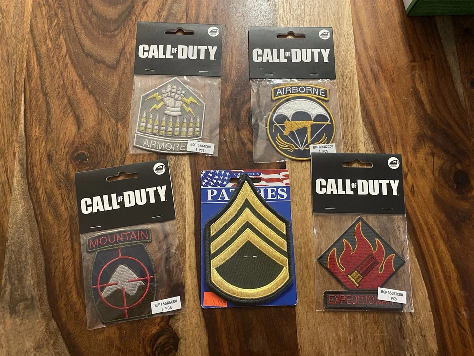 Call of Duty: Airborne Mountain Expeditionary Armored Sargent Iron on Patch Lot - Image 1 of 1
